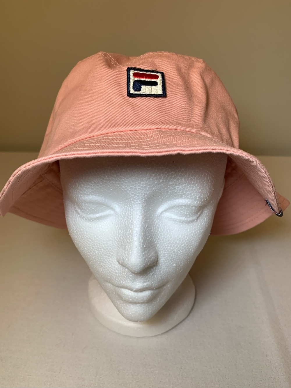 Fila Pastel Pink Bucket Hat with Embroidered Logo
